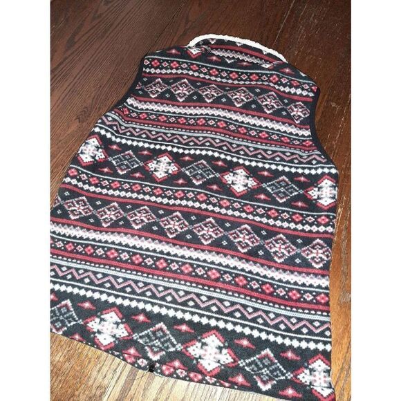 Small River & Rose Sleeveless Full Zip Vest Red Black White Grey with Pockets - Picture 5 of 5